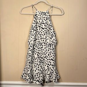 She + Sky White Romper - Small